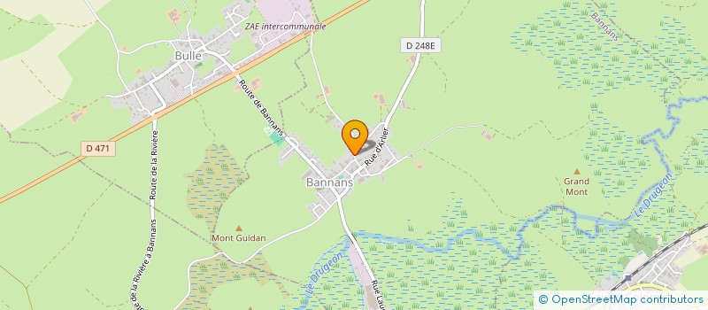 localisation de l'entreprise MONSIEUR FLORIAN MARCHANT  BANNANS