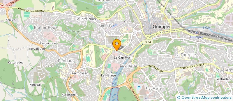 localisation de l'entreprise MONSIEUR FLORIAN MARCHI  QUIMPER