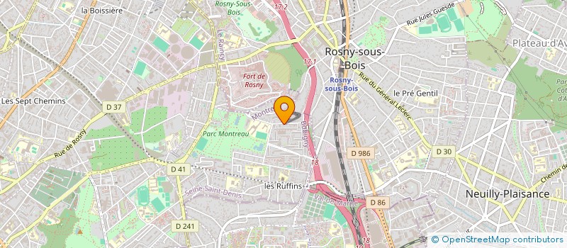 localisation de l'entreprise MONSIEUR FLORIAN MARGUE à MONTREUIL