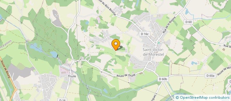 localisation de l'entreprise MONSIEUR FLORIAN MARREL  SAINT-VICTOR-DE-MORESTEL