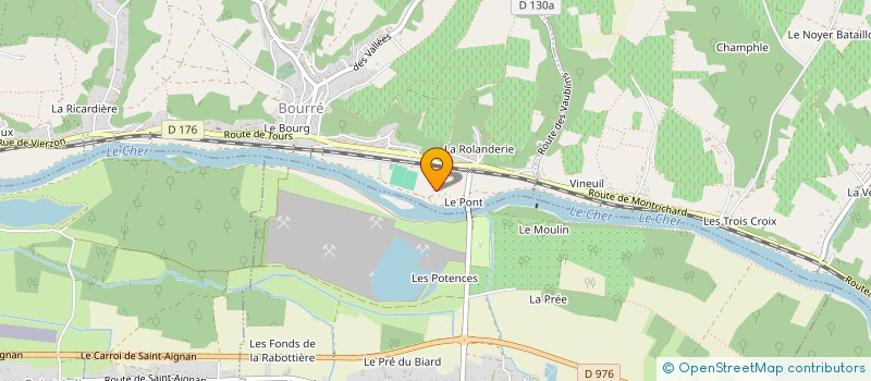 localisation de l'entreprise MONSIEUR FLORIAN MARTEAU  MONTRICHARD-VAL-DE-CHER