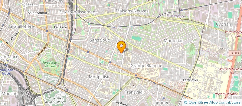 localisation de l'entreprise MONSIEUR FLORIAN MARTIN  LYON