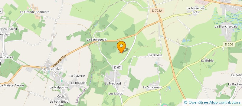 localisation de l'entreprise MONSIEUR FLORIAN MARTIN  FROSSAY