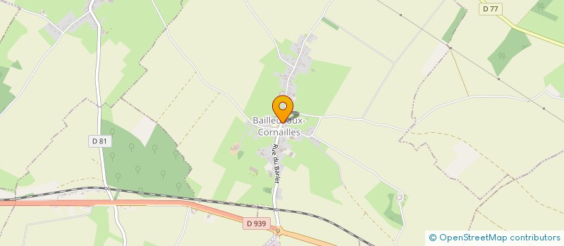 localisation de l'entreprise MONSIEUR FLORIAN MARTIN  BAILLEUL-AUX-CORNAILLES