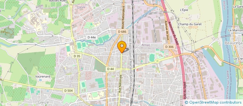 localisation de l'entreprise MONSIEUR FLORIAN MASSON  VILLEFRANCHE-SUR-SAONE