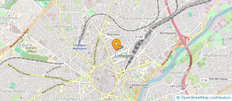 localisation de l'entreprise MONSIEUR FLORIAN MAZAUD à LIMOGES