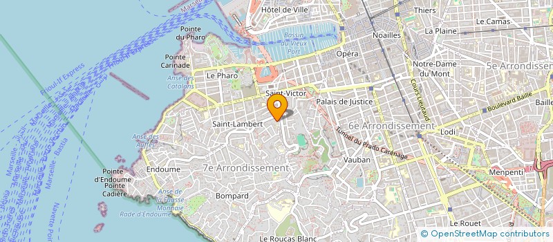 localisation de l'entreprise MONSIEUR FLORIAN MEGY à MARSEILLE