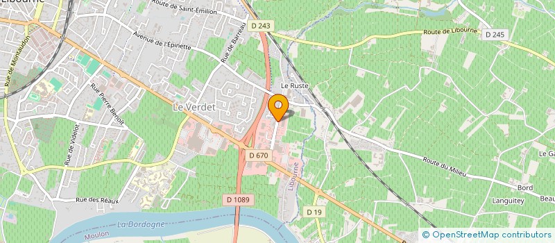 localisation de l'entreprise MONSIEUR FLORIAN MEILHAC à LIBOURNE