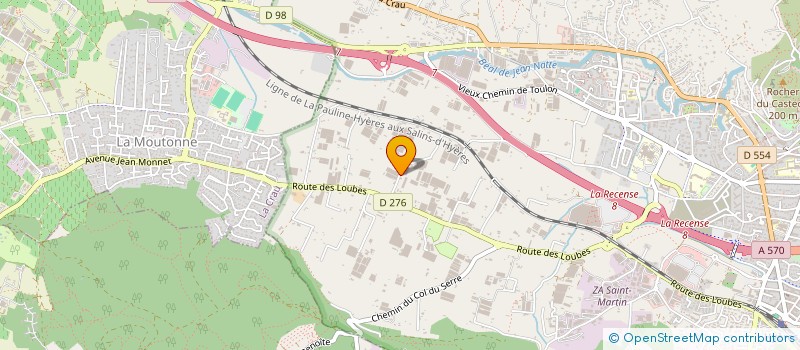 localisation de l'entreprise MONSIEUR FLORIAN MEJEAN à HYERES