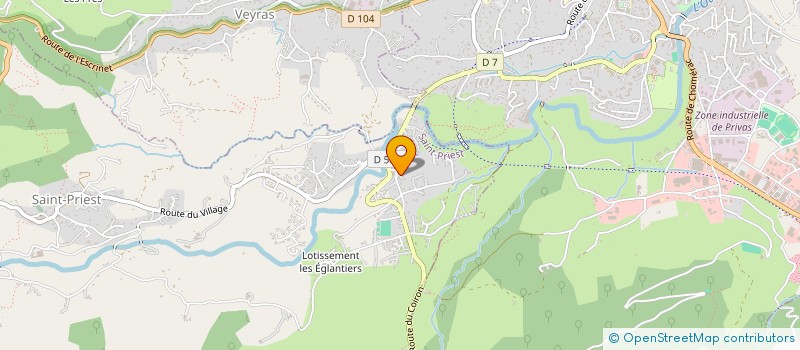 localisation de l'entreprise MONSIEUR FLORIAN MELE  SAINT-PRIEST