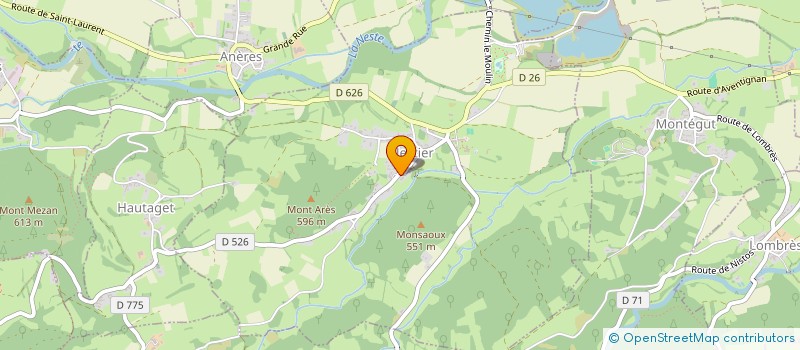 localisation de l'entreprise MONSIEUR FLORIAN MENU  LANNEMEZAN