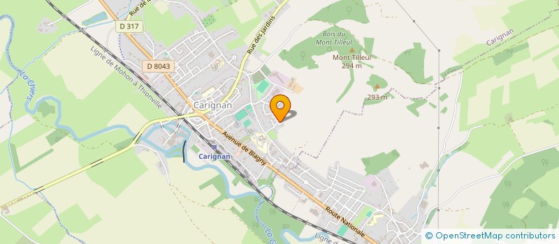 localisation de l'entreprise MONSIEUR FLORIAN MERCIER  CARIGNAN