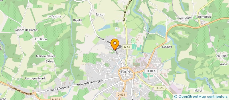 localisation de l'entreprise MONSIEUR FLORIAN MERCIER  GONDRIN