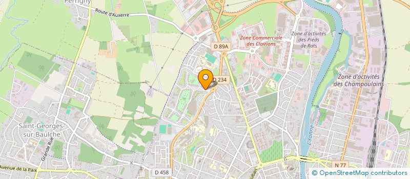 localisation de l'entreprise MONSIEUR FLORIAN MESNIER à AUXERRE