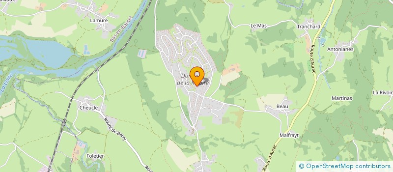 localisation de l'entreprise MONSIEUR FLORIAN MEUNIER  MONISTROL-SUR-LOIRE