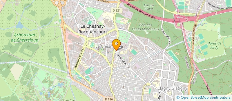 localisation de l'entreprise MONSIEUR FLORIAN MEURANT à LE CHESNAY-ROCQUENCOURT