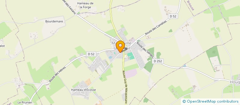 localisation de l'entreprise MONSIEUR FLORIAN MICHEL  MANNEVILLE-LA-GOUPIL