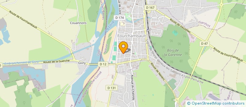 localisation de l'entreprise MONSIEUR FLORIAN MICHOT  FOURCHAMBAULT