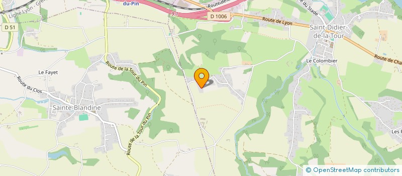 localisation de l'entreprise MONSIEUR FLORIAN MIDOUX  SAINT-DIDIER-DE-LA-TOUR