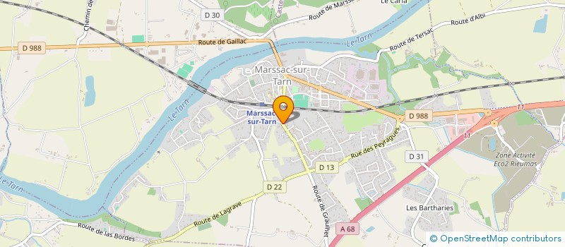 localisation de l'entreprise MONSIEUR FLORIAN MIGNONE à MARSSAC-SUR-TARN
