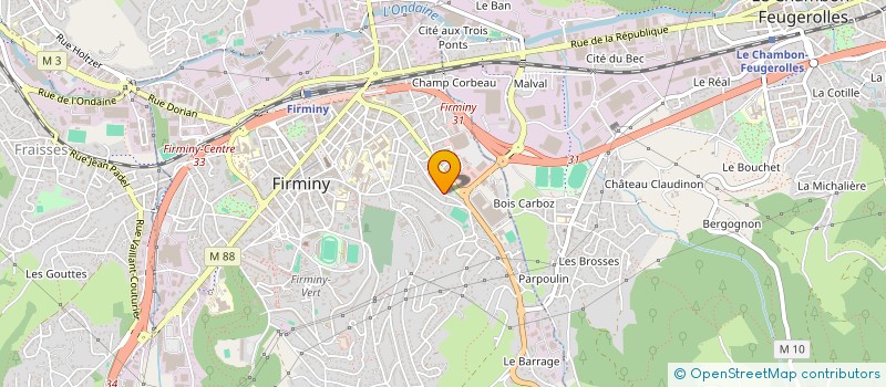 localisation de l'entreprise MONSIEUR FLORIAN MILLA MAKONGO DINH  FIRMINY