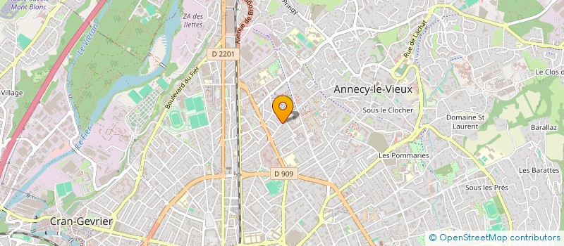 localisation de l'entreprise MONSIEUR FLORIAN MILLET  ANNECY