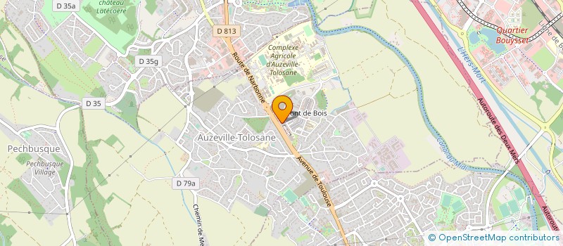 localisation de l'entreprise MONSIEUR FLORIAN MINAIRE  AUZEVILLE-TOLOSANE