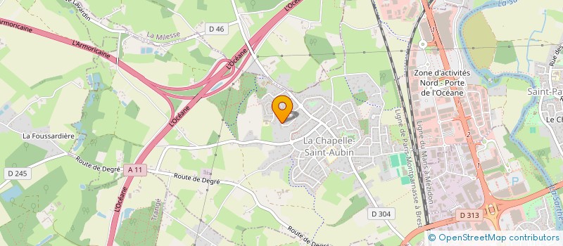 localisation de l'entreprise MONSIEUR FLORIAN MOMMESSIN  LA CHAPELLE-SAINT-AUBIN