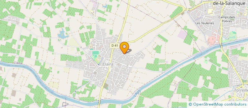 localisation de l'entreprise MONSIEUR FLORIAN MONEDERO  CLAIRA