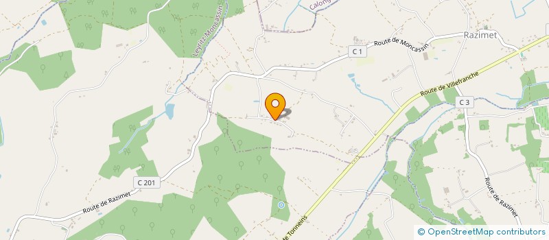 localisation de l'entreprise MONSIEUR FLORIAN MONTAGNINI  RAZIMET