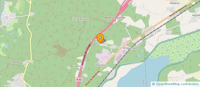 localisation de l'entreprise MONSIEUR FLORIAN MONTERO  LABENNE