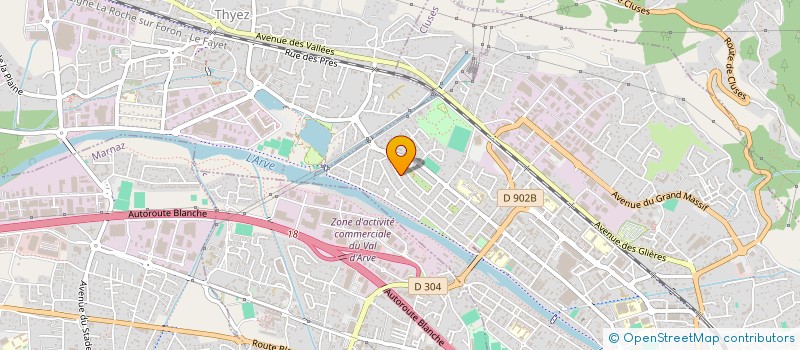 localisation de l'entreprise MONSIEUR FLORIAN MONTERRAIN  CLUSES