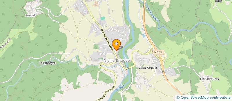 localisation de l'entreprise MONSIEUR FLORIAN MOREL  VIEILLE-BRIOUDE