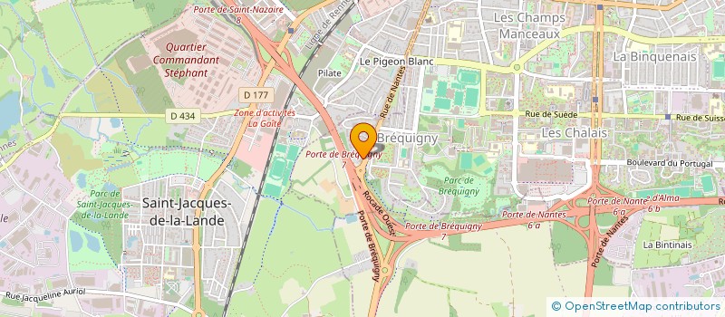 localisation de l'entreprise MONSIEUR FLORIAN MORGANT  RENNES