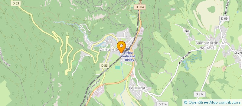 localisation de l'entreprise MONSIEUR FLORIAN MORINI POMMIER à VIRIEU-LE-GRAND