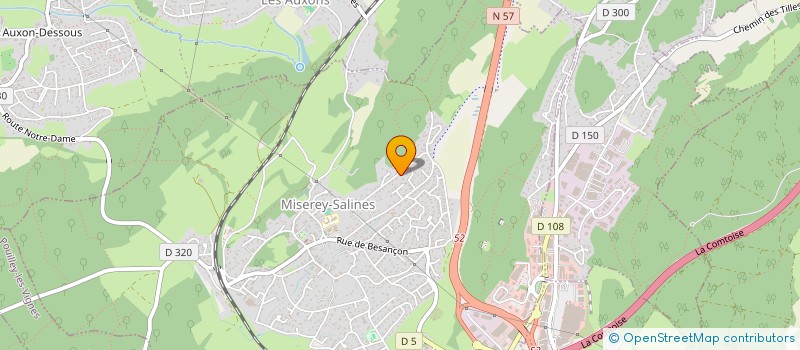 localisation de l'entreprise MONSIEUR FLORIAN MORIZET  MISEREY-SALINES