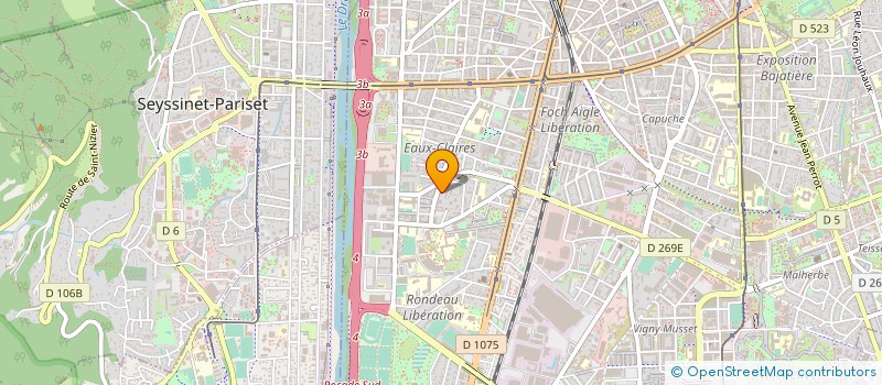 localisation de l'entreprise MONSIEUR FLORIAN MORVAN  GRENOBLE