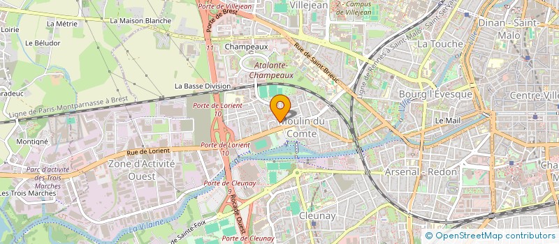 localisation de l'entreprise MONSIEUR FLORIAN MOUDENNER  SAINT-BRIEUC