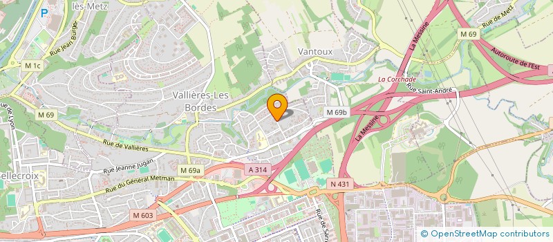 localisation de l'entreprise MONSIEUR FLORIAN MULLER  METZ