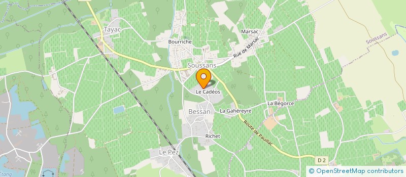 localisation de l'entreprise MONSIEUR FLORIAN MUSSET  SOUSSANS