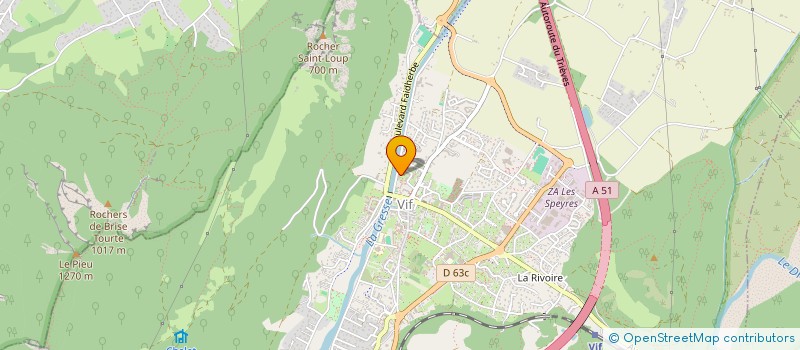 localisation de l'entreprise MONSIEUR FLORIAN MYLY  VIF