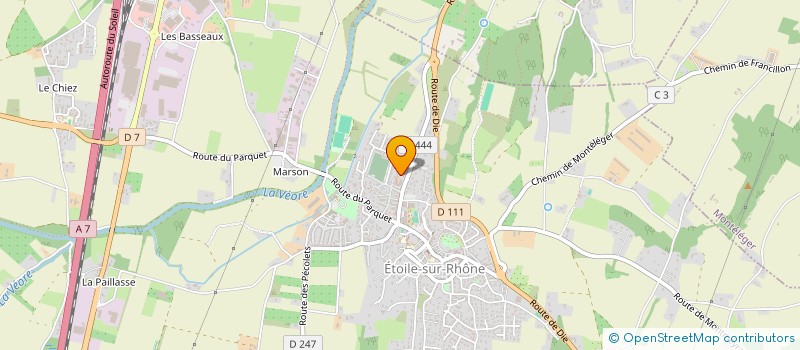 localisation de l'entreprise MONSIEUR FLORIAN NATIS  ETOILE-SUR-RHONE