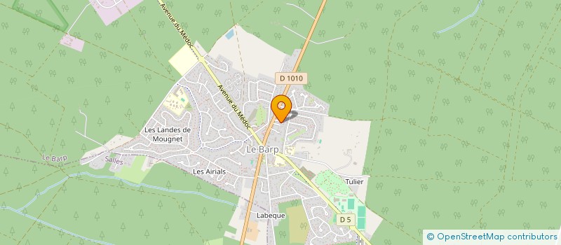 localisation de l'entreprise MONSIEUR FLORIAN NICOLAS  LE BARP