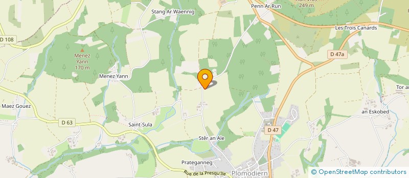 localisation de l'entreprise MONSIEUR FLORIAN NIKICHINE  PLOMODIERN