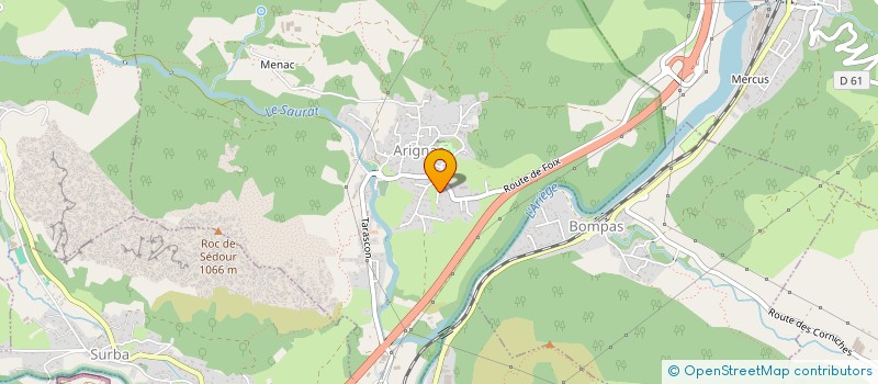 localisation de l'entreprise MONSIEUR FLORIAN NIVELLE à ARIGNAC