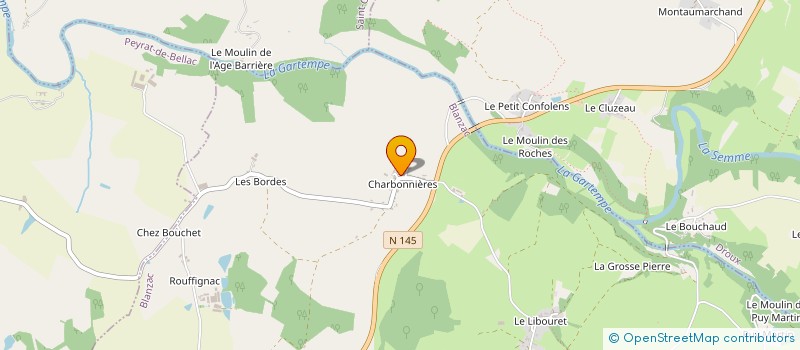 localisation de l'entreprise MONSIEUR FLORIAN NOGUEIRA MAZEAUD  BLANZAC