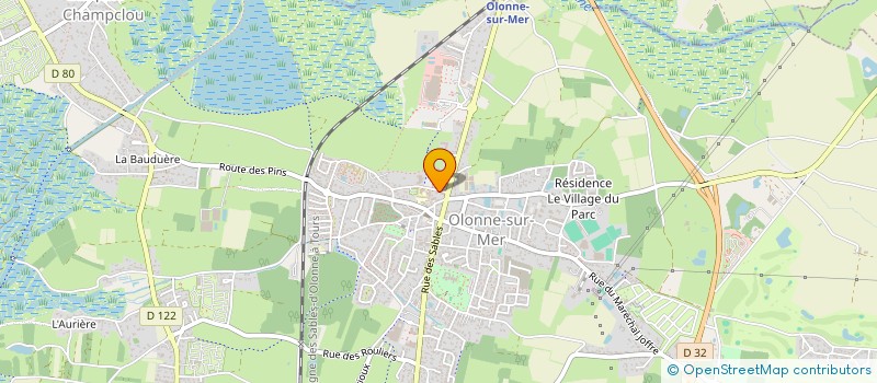 localisation de l'entreprise MONSIEUR FLORIAN OANA  LES SABLES-D'OLONNE