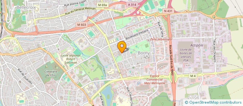 localisation de l'entreprise MONSIEUR FLORIAN OESTREICHER  SANRY-SUR-NIED