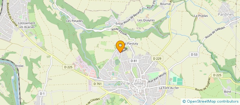 localisation de l'entreprise MONSIEUR FLORIAN OLEA  VIC-LE-COMTE