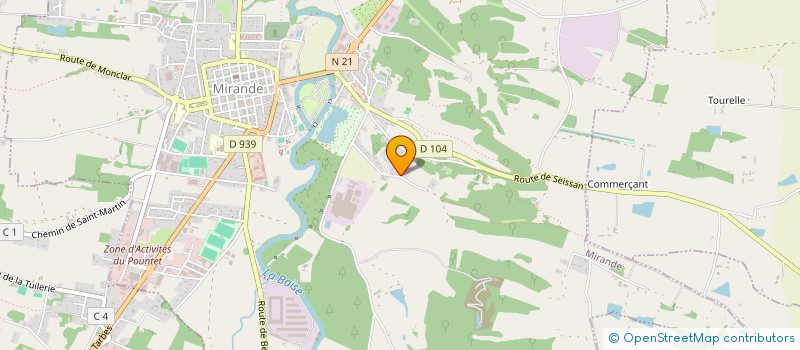 localisation de l'entreprise MONSIEUR FLORIAN OLIVARES  MIRANDE